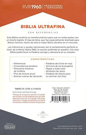 PersonalizedRVR 1960 Biblia Ultrafina Aqua símil piel con índice (Spanish Edition)