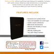 Load image into Gallery viewer, Personalized Bible with Custom Text KJV Giant Print Deluxe Reference Bible Leathersoft Black
