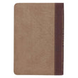 Load image into Gallery viewer, Personalized KJV Holy Bible Small Compact Bible Two-Tone Brown
