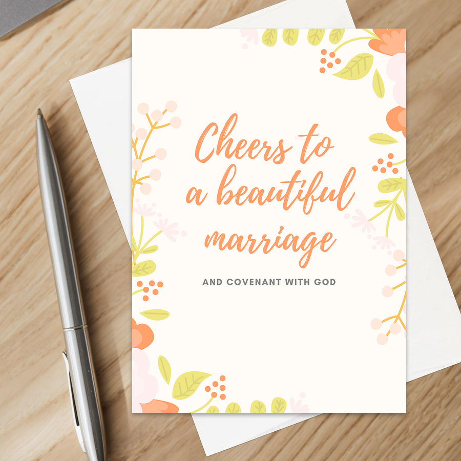 Christian Wedding Card