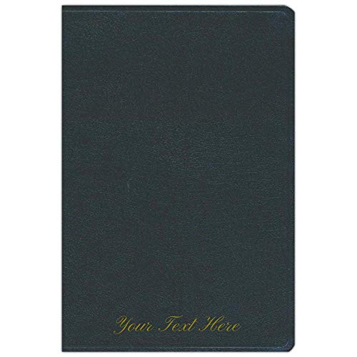 Personalized KJV Super Giant Print Reference Bible Black Bonded Leather