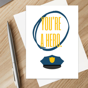 Police Appreciation Card