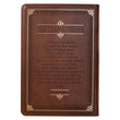 Load image into Gallery viewer, Personalized Journal Custom Text The Lord&#39;s Prayer Matthew 6:9-13 LuxLeather Prayer Journal Brown

