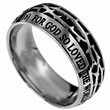 Load image into Gallery viewer, John 3:16 Men&#39;s Crown of Thorns Ring
