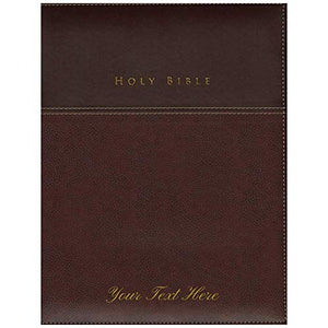 Personalized NIV Family Bible Red Letter Leathersoft Burgundy