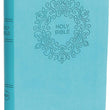 Load image into Gallery viewer, Personalized Custom Text Your Name NKJV Thinline Bible COMPACT Red Letter Edition Comfort Print Leathersoft Turquoise New King James Version
