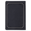 Load image into Gallery viewer, Personalized Journal Custom Text Your Name Be Strong and Courageous Black Classic Journal with Zippered Closure - Joshua 1:9
