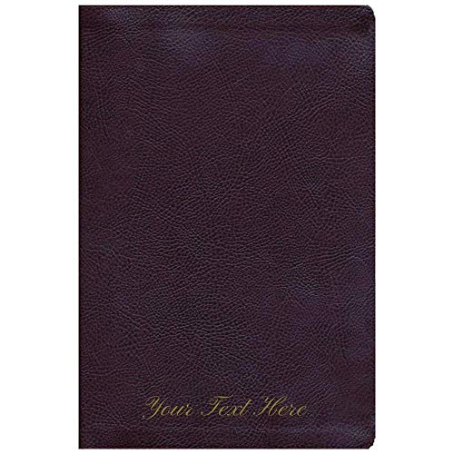 Personalized NKJV Maxwell Leadership Bible Third Edition Premium Bonded Leather Burgundy