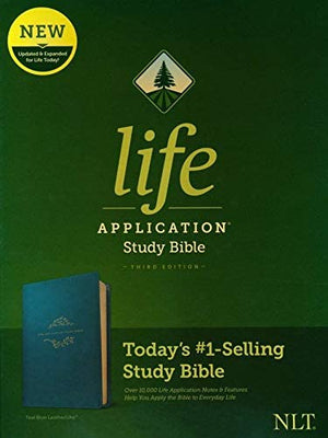 Personalized NLT Life Application Study Bible Third Edition Blue