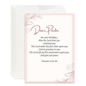 Christian Pastor Appreciation Birthday Card