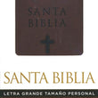 Load image into Gallery viewer, Personalizada Biblia Letra Grande Tam. Personal RVR 1960 Piel Imit. Marron
