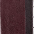 Load image into Gallery viewer, Personalized KJV Merlot &amp; Burgundy Two-Tone Full Grain Leather Compact
