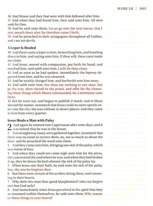 Personalized KJV Journal The Word Bible Large Print Hardcover Black King James Version