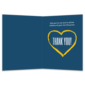 Police Appreciation Card