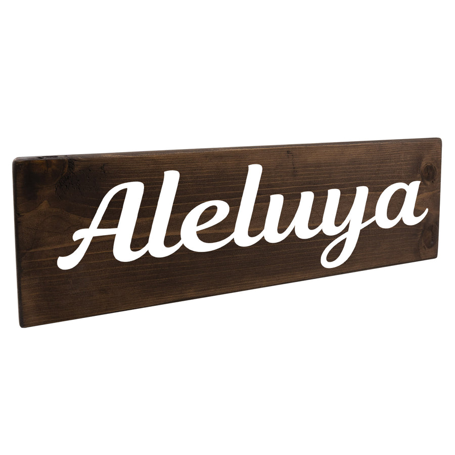 Aleluya Spanish Wood Decor