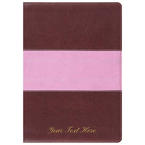 Personalized ESV Study Bible TruTone Chocolate/Rose Study Bible