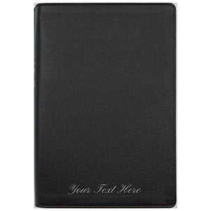 Personalized NKJV Spirit-Filled Life Bible Third Edition Genuine Leather Black Indexed Comfort Print