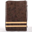 Load image into Gallery viewer, Two-Tone Stripe Isaiah 40:31, Faux Leather Bible Cover (Medium) [Hardcover]
