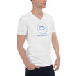 Load image into Gallery viewer, Unisex Short Sleeve V-Neck T-Shirt
